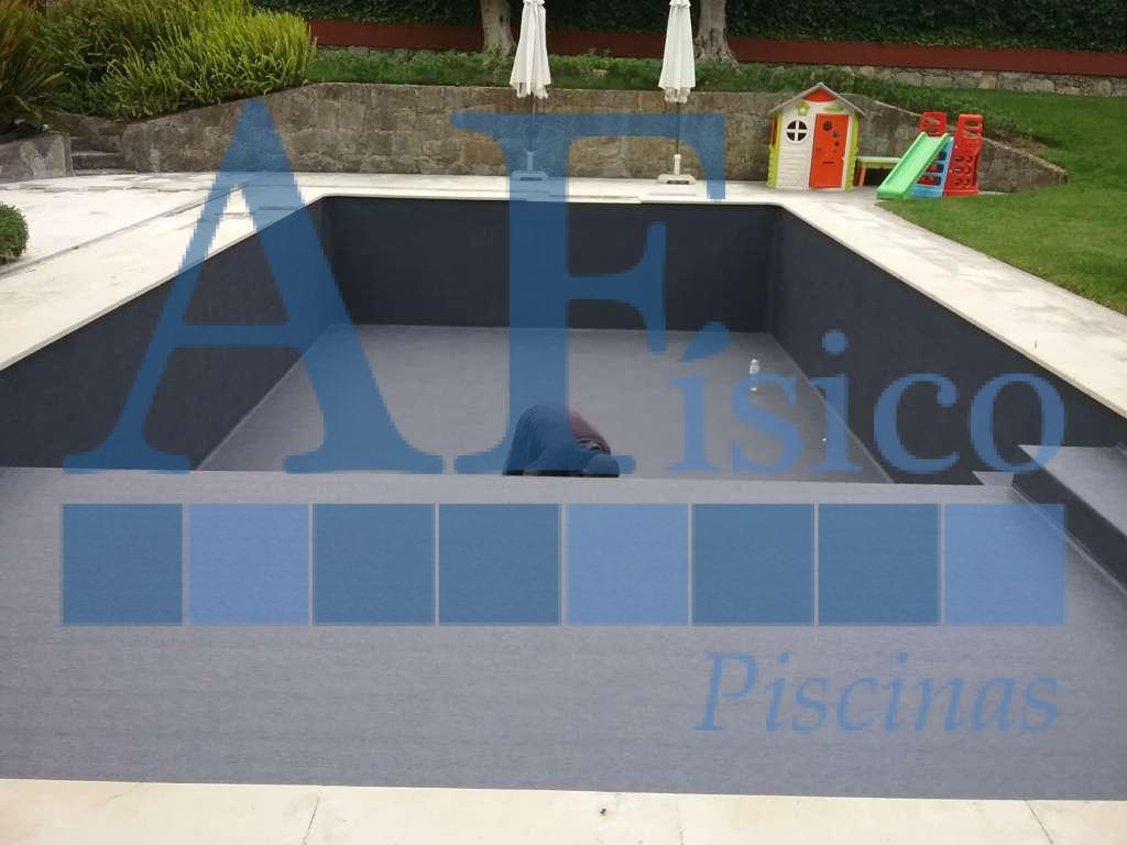 Projeto de recuperação de piscina na Charneca - fase final