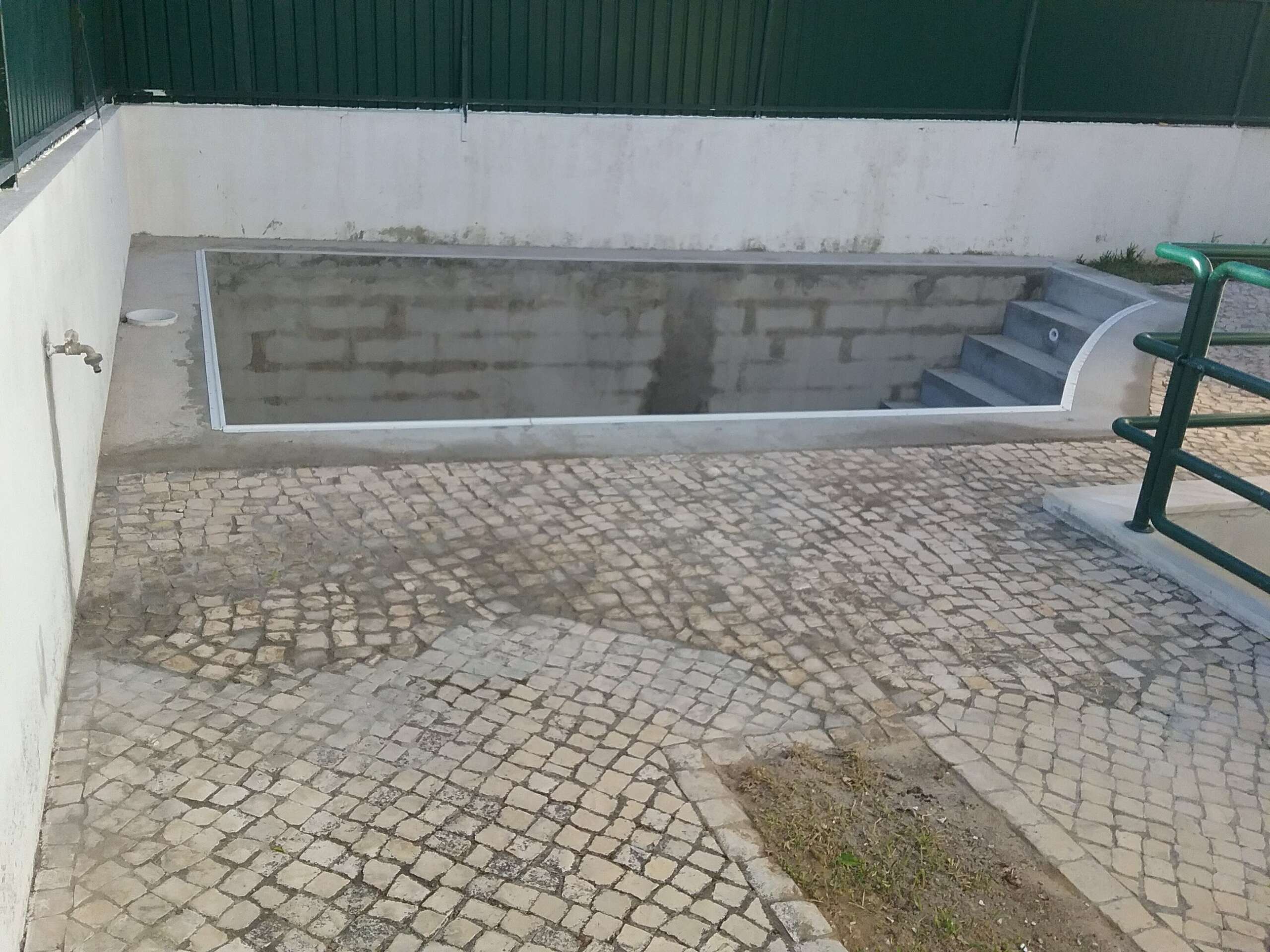 Projeto de construção de piscina na Abóboda - fase final