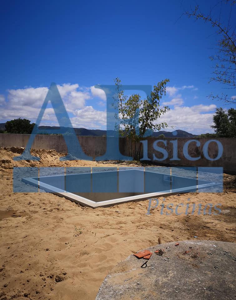 Projeto de construção de piscina no Alentejo - fase de construção