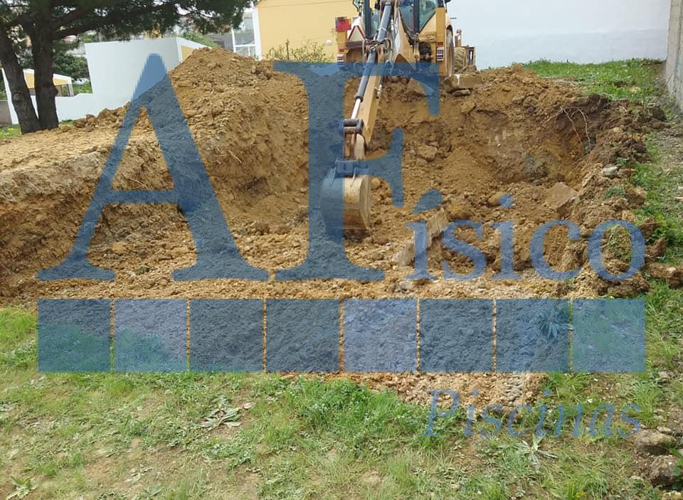 Projeto de construção de piscina em Sintra - obras de construção